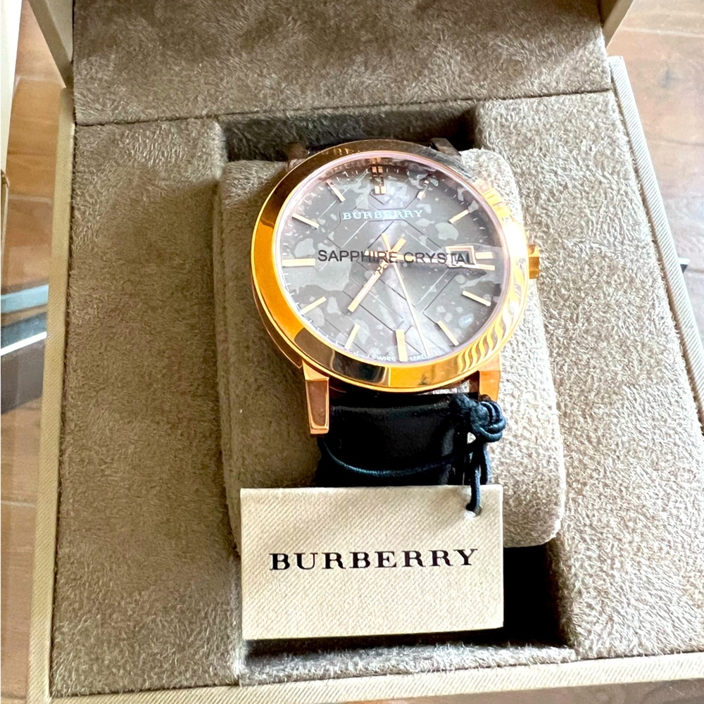 Burberry Watch Sapphire Crystal BU9013- brand new with tags on
